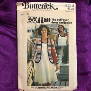 Butterick 4130 dress and jacket pattern